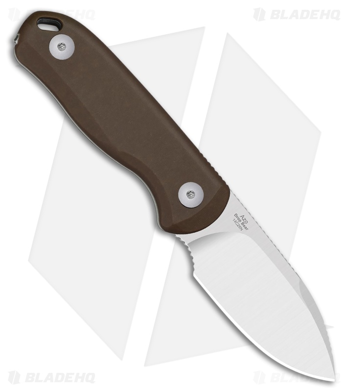 Kizer Drop Bear Drop Point Fixed Blade Knife Ultrex Micarta (2.6" Satin) 1094A2