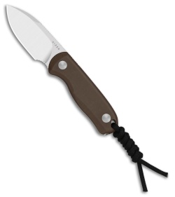 Kizer Drop Bear Drop Point Fixed Blade Knife Ultrex Micarta (2.6" Satin) 1094A2