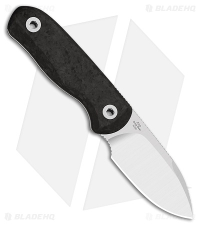 Kizer Drop Bear Drop Point Fixed Blade Knife Carbon Fiber (2.6" Satin) 1094A3