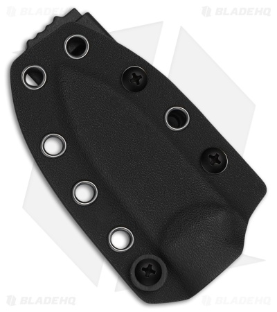 Kizer Drop Bear Drop Point Fixed Blade Knife Micarta (2.6" Black) 1094A4