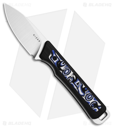 Kizer Cutlery Whiskey Jack Fixed Blade Knife G-10/Vortex Micarta (2.1" Satin)