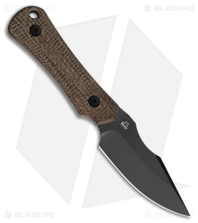 Kizer Cutlery Bone Fixed Blade Knife Brown Micarta (3.2" Matte DLC 3V)