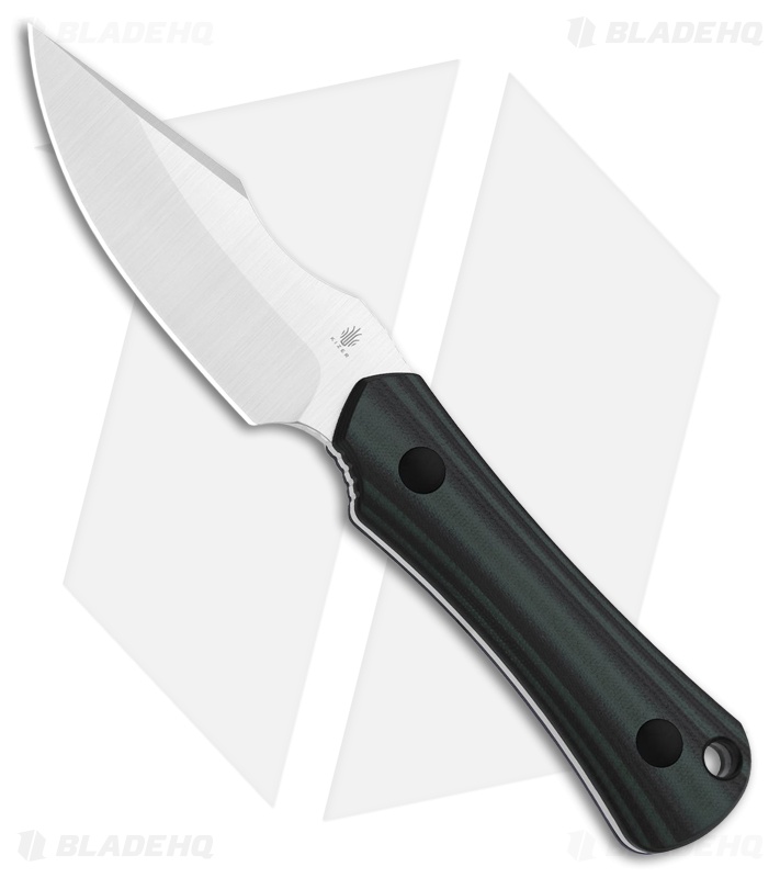 Kizer Cutlery Bone Fixed Blade Knife Green/Black G-10 (3.2" Satin AEB-L)