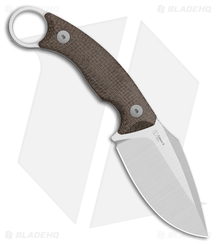 Kizer Cutlery Cabox II Fixed Blade Knife Micarta (3.6" Satin)