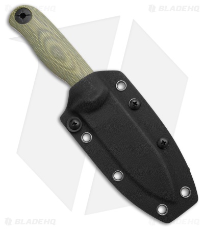Kizer Drop Bear 3 Fixed Blade Knife Micarta (3.8" Stonewash) 1101A2