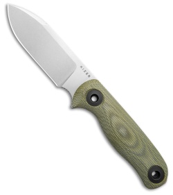 Kizer Drop Bear 3 Fixed Blade Knife Micarta (3.8" Stonewash) 1101A2