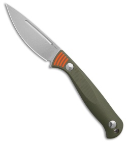 Kizer Evenki 1 Fixed Blade Knife Green G-10 (3.00&quot; Stonewash) 1097A1 | 230358