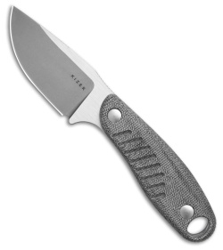 Kizer Hare Fixed Blade Knife Black Micarta + Orange G-10 (3.1&quot; Satin/SW) 1077A2 | 221491