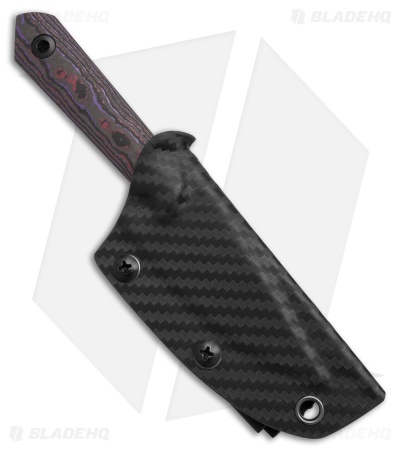 Kizer Mini Harpoon Fixed Blade Knife FatCarbon (3" DLC) 1040S9