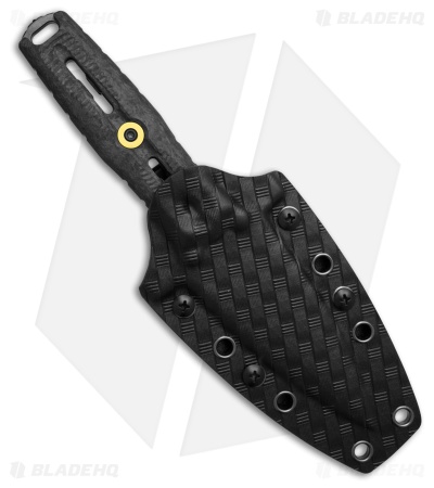 Kizer NORCROSS Fixed Blade Knife Carbon Fiber (4.1" Black Full Serr)