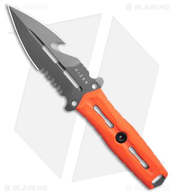 Kizer NORCROSS Fixed Blade Knife Orange G-10 ZX-FB01A5