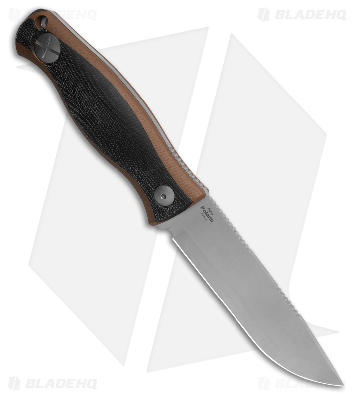 ボレアリス　カリブ Kizer Polaris Fixed Blade Knife Tan G-10/Micarta Satin