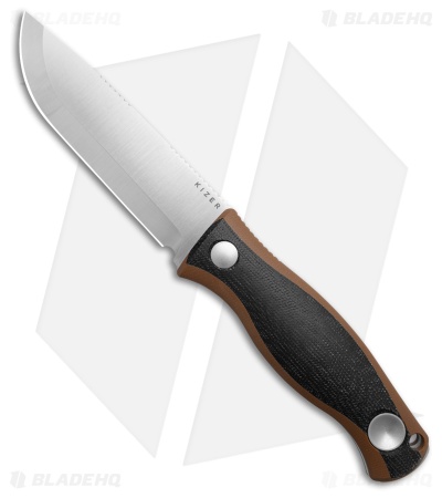 Kizer Polaris Fixed Blade Knife Tan G-10/Micarta Satin