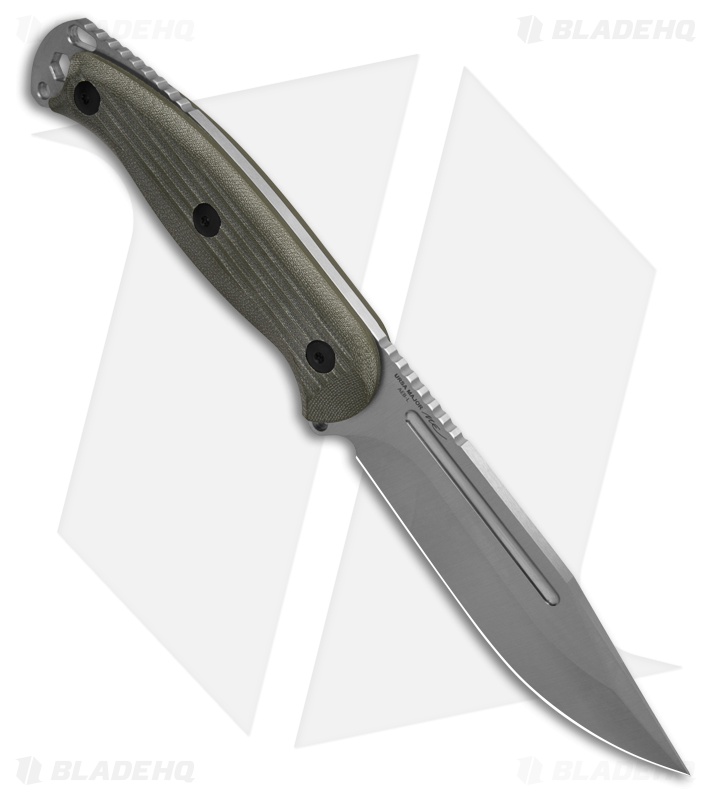 Kizer Ursa Major Fixed Blade Knife Olive Green G-10 (4.4" Satin AEB-L) 1082A2