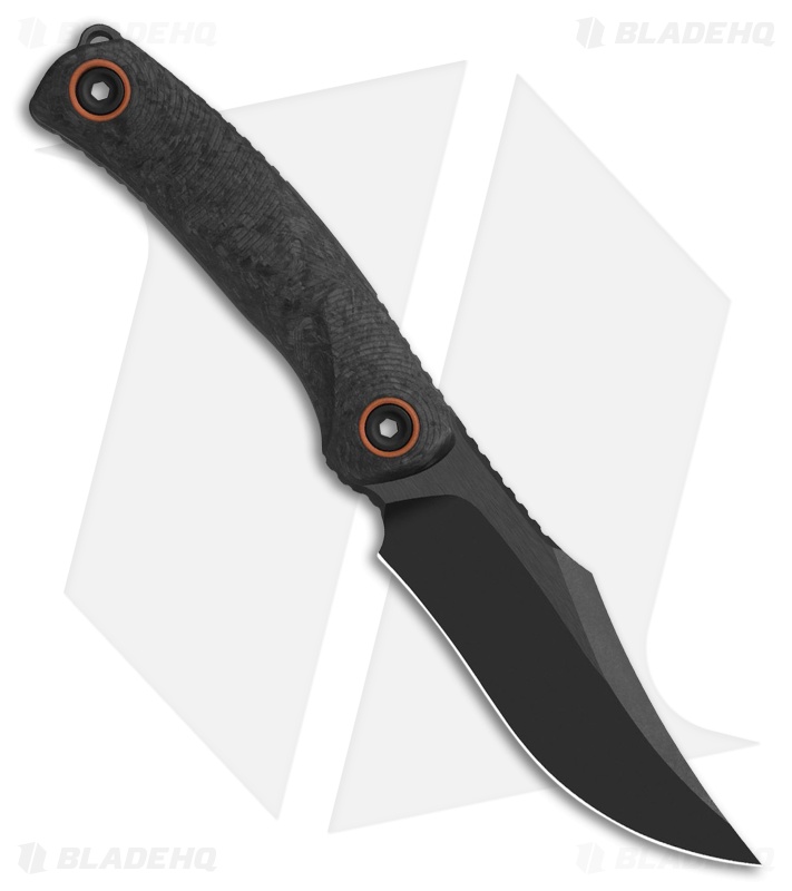 Kizer Pioneer Fixed Blade Knife Carbon Fiber/G-10 Black
