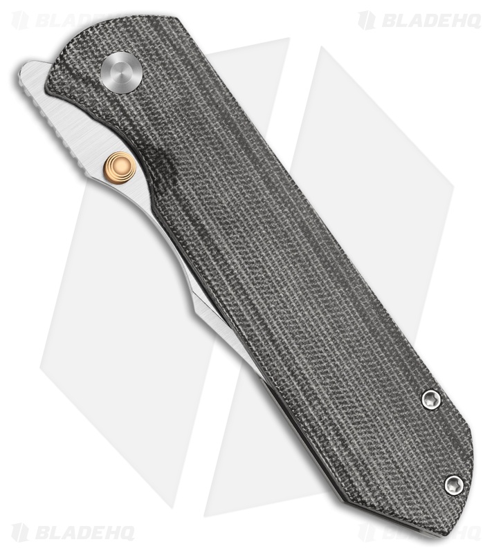 Kizer Maverick Customs Harpoon Fold | Micarta/Ti | Satin