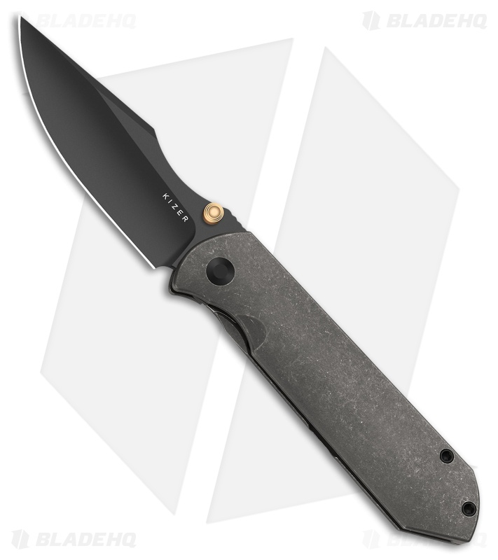 GO Custom フルカーボン プレイキュー カムイのタップ（ハード）付き Kizer Maverick Customs Harpoon Fold | Dark Gray SW Ti | DLC