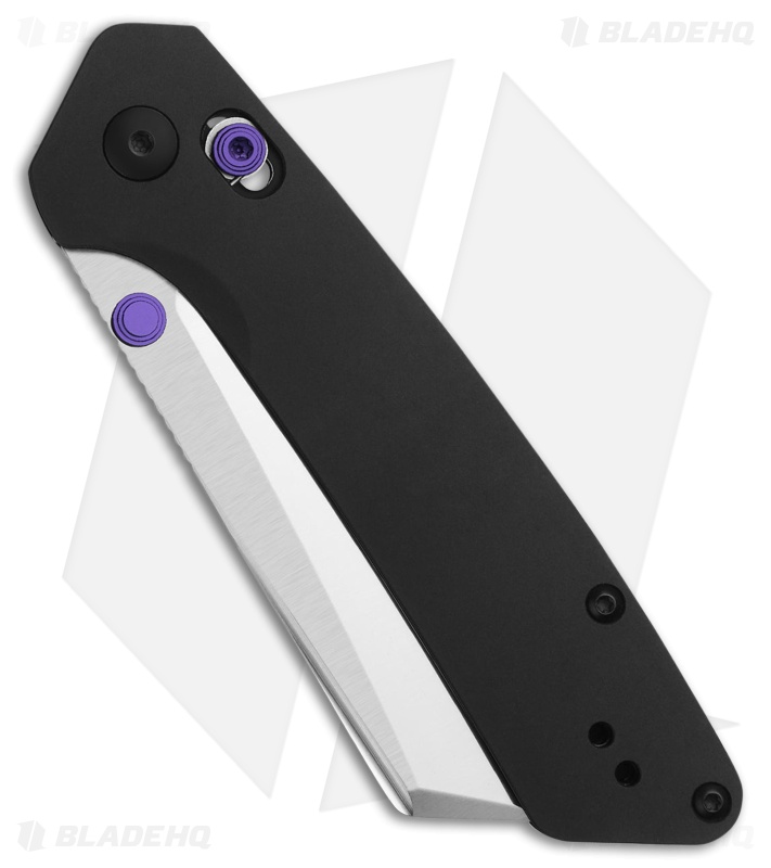 Kizer Cutlery Madrac CL AirTi Clutch Lock Knife Black Aluminum (3" Satin) 
