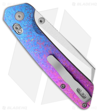 Kizer Cutlery Madrac CL AirTi Clutch Lock Knife Crystallized Ti (3" Satin)