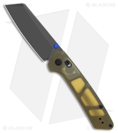 Kizer Cutlery Madrac CL AirTi Clutch Lock Knife PEI (3" Matte DLC Ultra) 