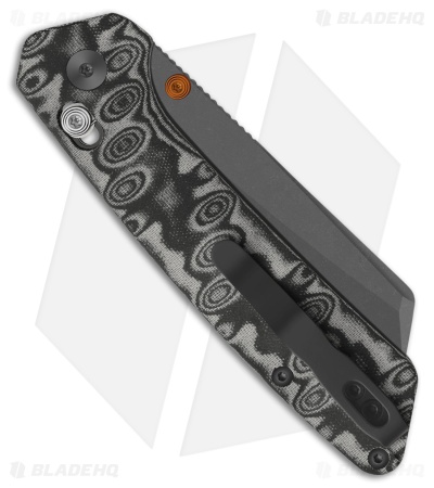 Kizer Cutlery Madrac CL AirTi Clutch Lock Knife Vortex Micarta (3" Gray PVD SW)