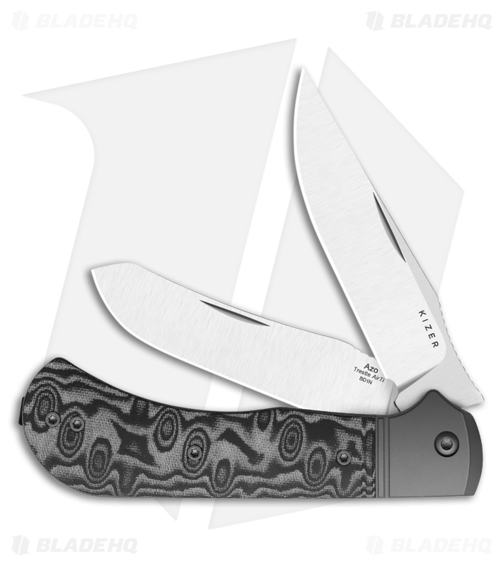 Kizer Trestle TP AirTi | Aluminum & Vortex Micarta | Satin