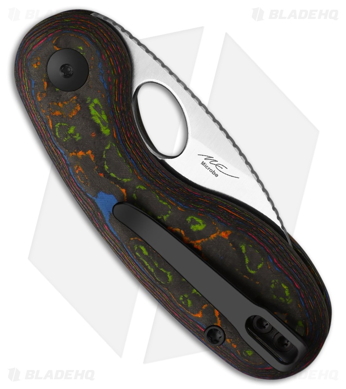 Kizer Microbe Button Lock Knife Camo Carbon