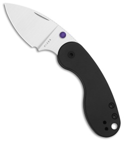 Kizer Microbe DSJ AirTi Detent Slip Joint Knife Black Aluminum (2.2" Satin)