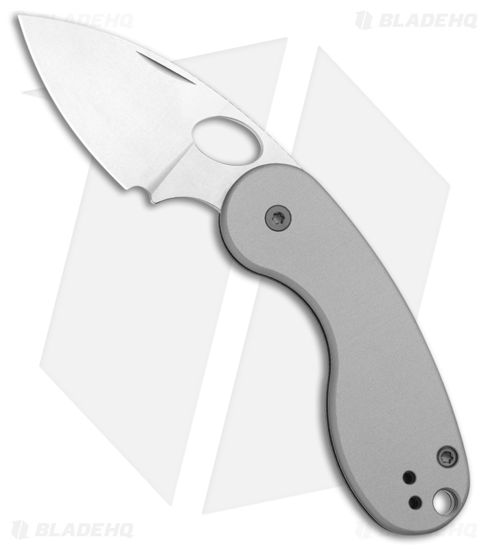 Kizer Microbe TSJ AirTi Slip Joint Knife Gray Aluminum (2.14" SW) 