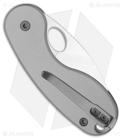 Kizer Microbe TSJ AirTi Slip Joint Knife Gray Aluminum (2.14" SW) 