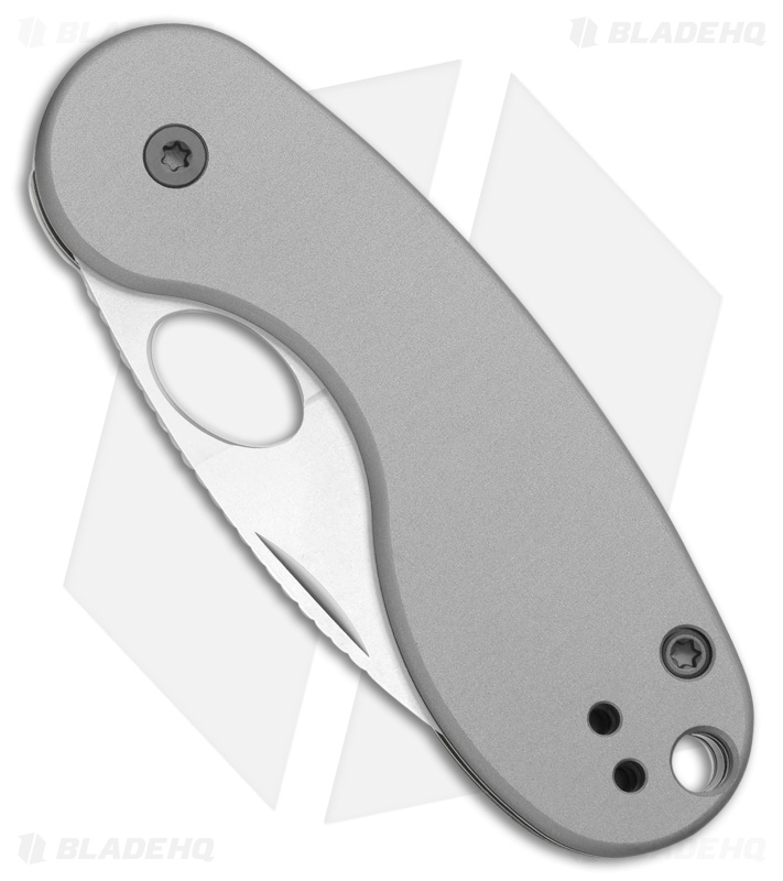 Kizer Microbe TSJ AirTi Slip Joint Knife Gray Aluminum (2.14" SW) 