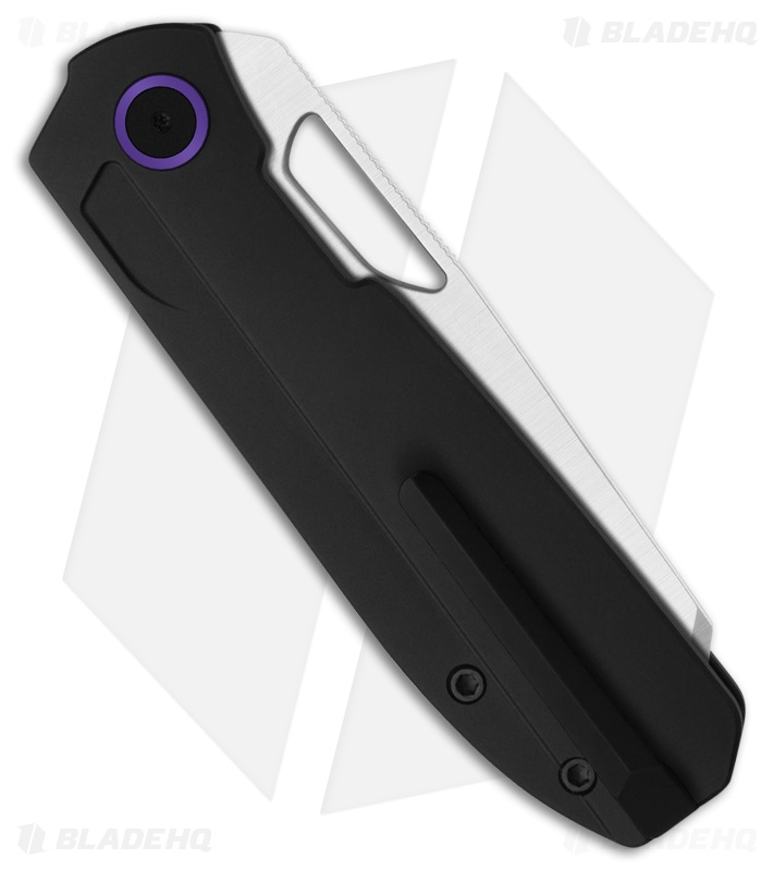Kizer Cutlery Mash Button Liner Lock Black Aluminum (3.2" Satin)