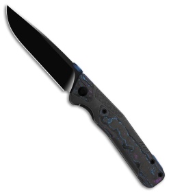 Kizer Sable Chief Frame Lock Knife Ti/CamoCarbon Damtanium (3.4" Matte DLC)