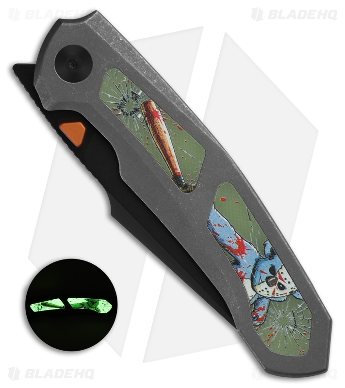Kizer Feweed XL Frame Lock Knife | Ti GID G-10 | PVD CPM REX 45