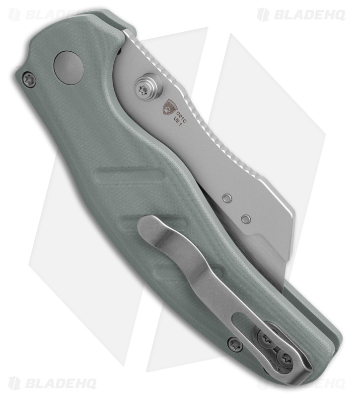 Kizer C01C Uti 1 Utility Knife Gray G-10 (2.8" Bead Blast)  V3488.29JSA1