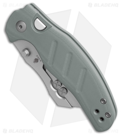 Kizer C01C Uti 1 Utility Knife Gray G-10 (2.8" Bead Blast)  V3488.29JSA1