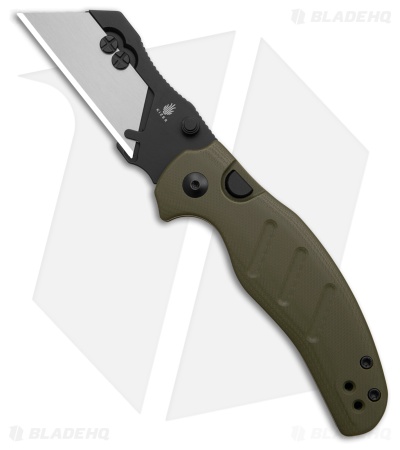 Kizer C01C Uti 1 Utility Knife Green G-10 (2.8" PVD) V3488.29JSA2