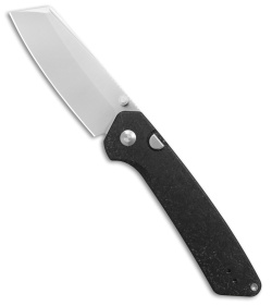 Kizer Cutlery Madrac  Button Lock Knife Cosmos Black FatCarbon (3" Satin)
