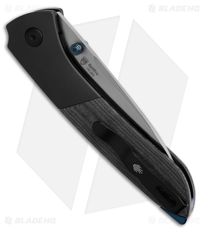 Kizer Spitfire Knife Aluminum/Micarta Satin