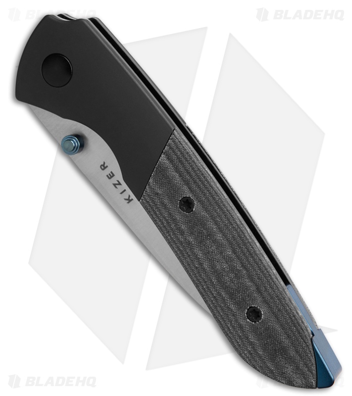 Kizer Spitfire Knife Aluminum/Micarta Satin