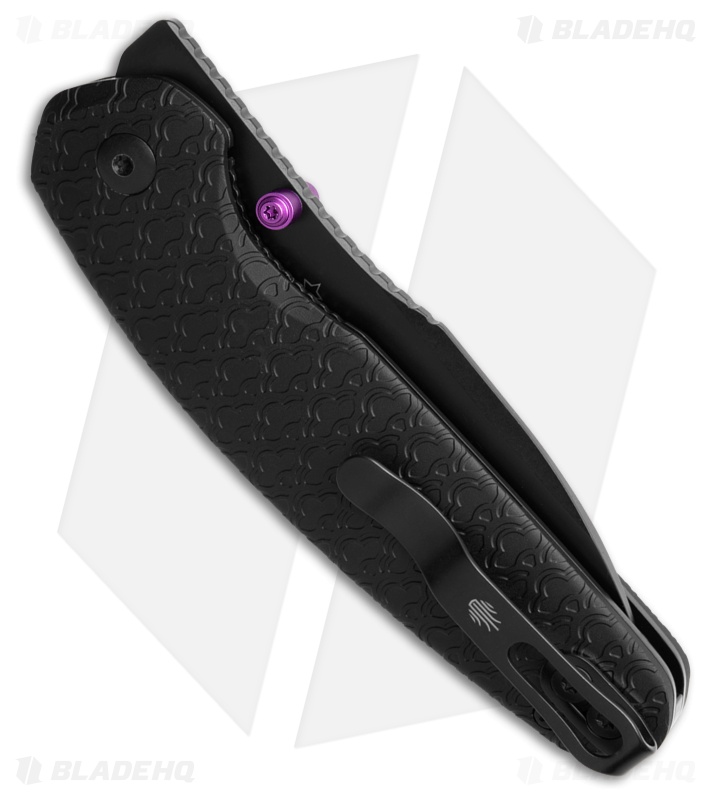 Kizer Meteora Black Al Drop Point Black PVD Nitro-V