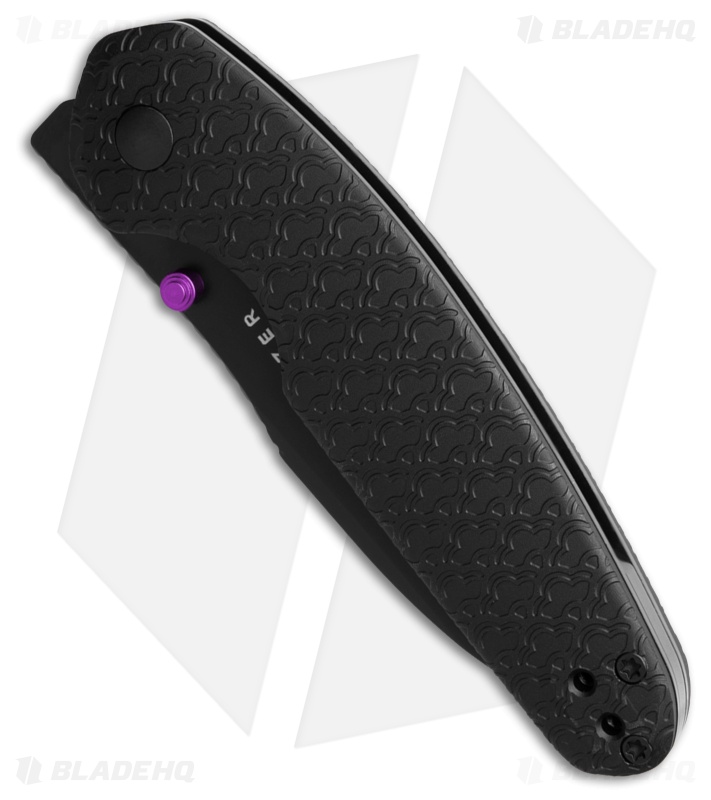 Kizer Meteora Black Al Drop Point Black PVD Nitro-V