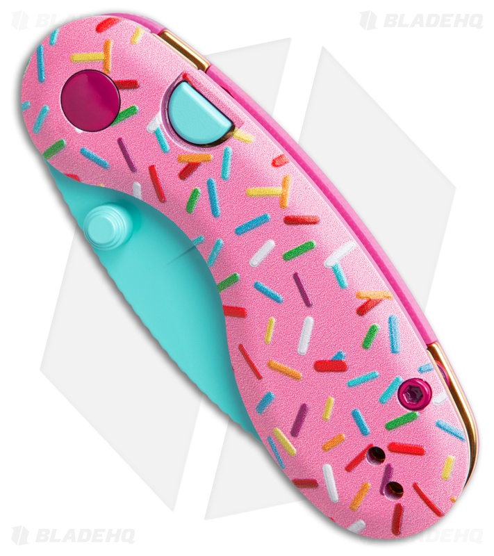 Kizer Microbe Button Lock Knife Dessert Warrior® (2.2" Blue)