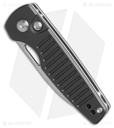 Kizer Parakeet Button Lock Knife Gray Aluminum (2.5" Stonewash)