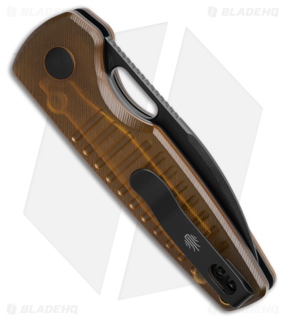 Kizer Parakeet Button Lock Knife PEI (2.5" Black)