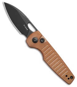 Kizer Pioneer Knife Aluminum/Micarta Satin