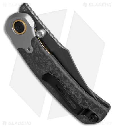 Kizer Pioneer Liner Lock Knife Ti + Marble Carbon Fiber (3.20" Black)