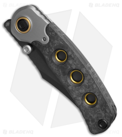 Kizer Pioneer Liner Lock Knife Ti + Marble Carbon Fiber (3.20" Black)