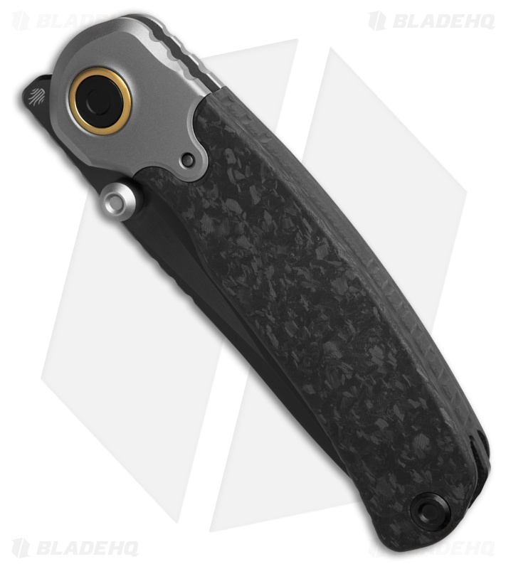 Kizer Pioneer Liner Lock Knife Ti + Marble Carbon Fiber (3.20" Black)