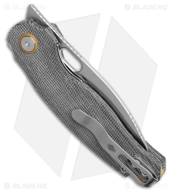 Kizer Seagull Liner Lock Knife Gray Micarta